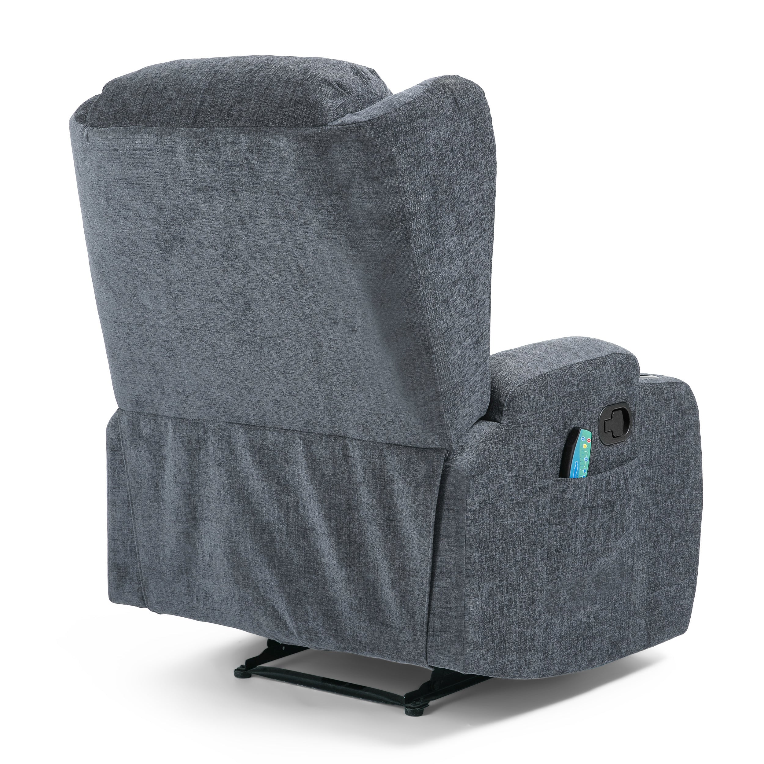 Ellerslie Contemporary Pillow Tufted Massage Recliner