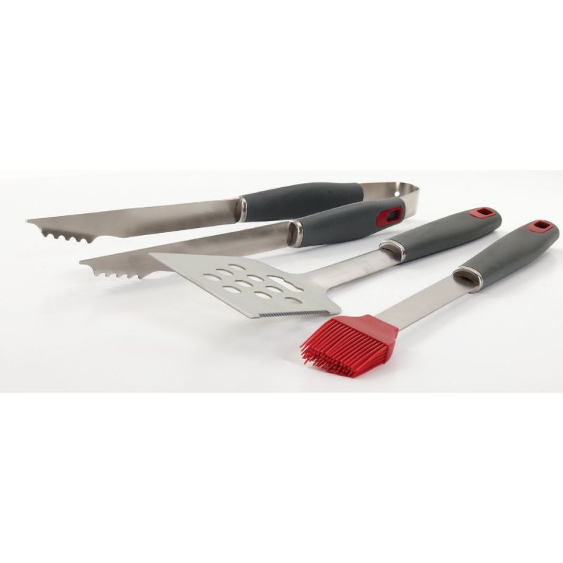 GrillPro 3-Piece Resin Handle Barbeque Tool Set