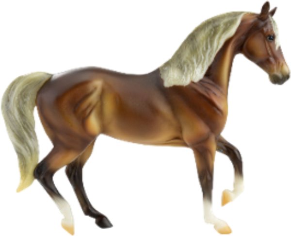 Breyer Horses Freedom Series Horse Silver Bay Morab Collectible Toy Horse， Brown