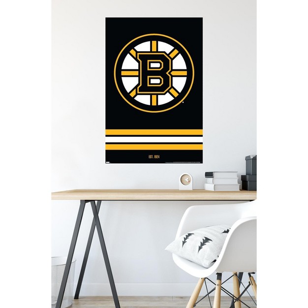 Trends International Nhl Boston Bruins Logo 21 Unframed Wall Poster Prints