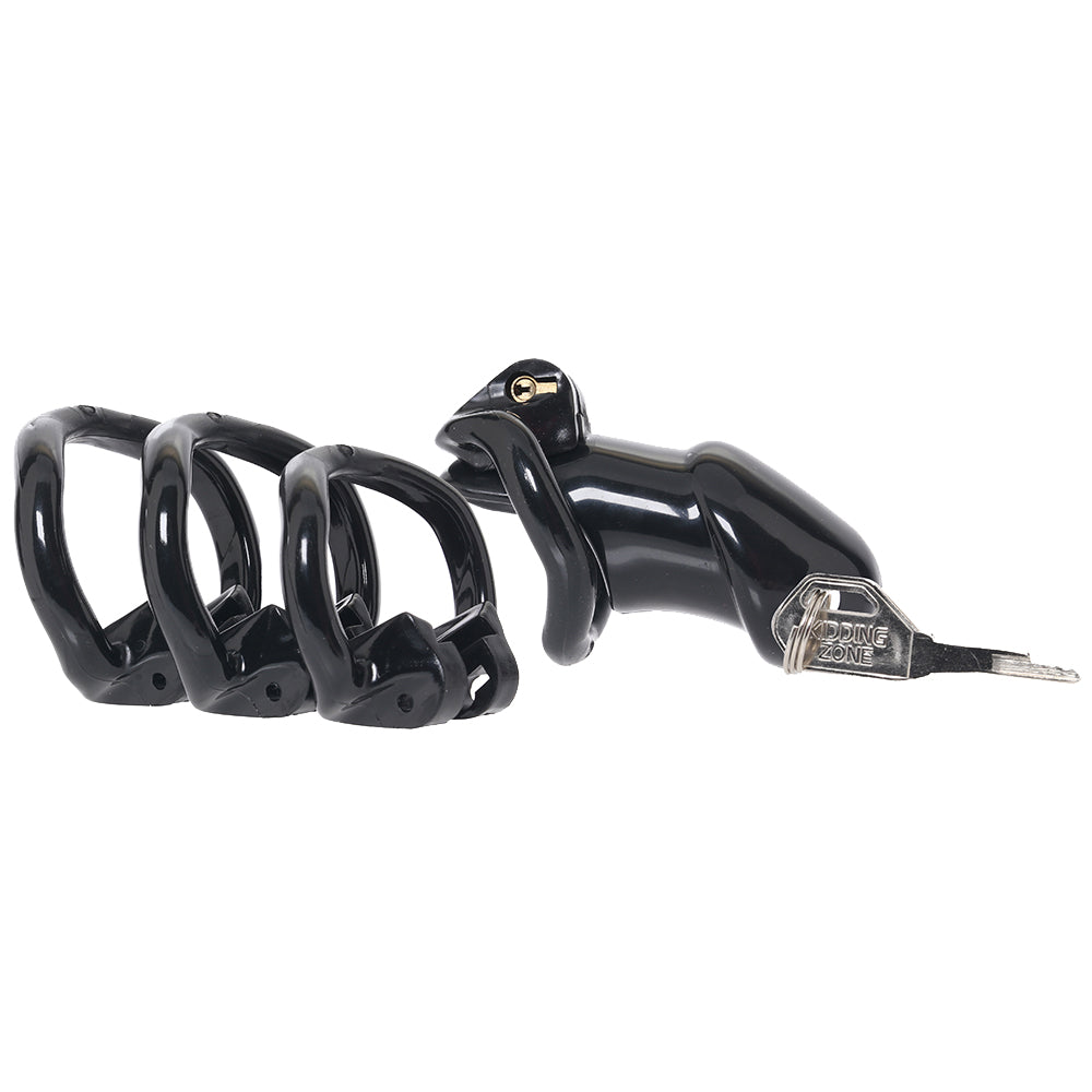 Lockmaster 4 Inch Side Lock Resin Cock Cage in Black