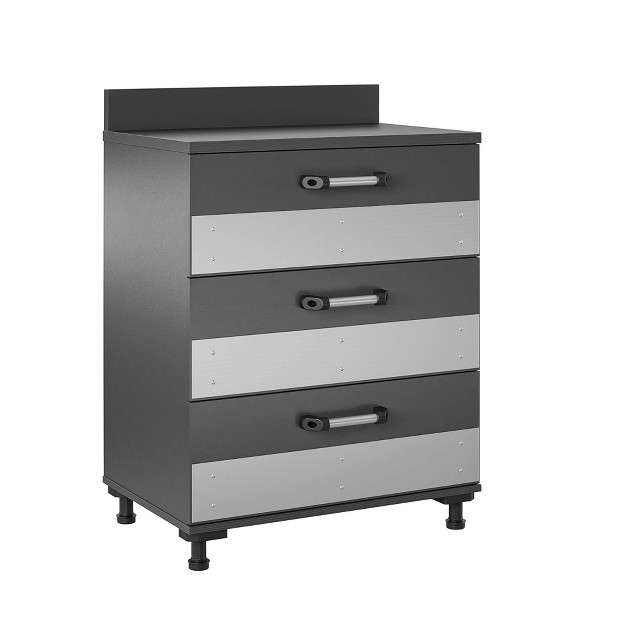 Boss 3 Drawer Storage Cabinet Gray Room amp Joy