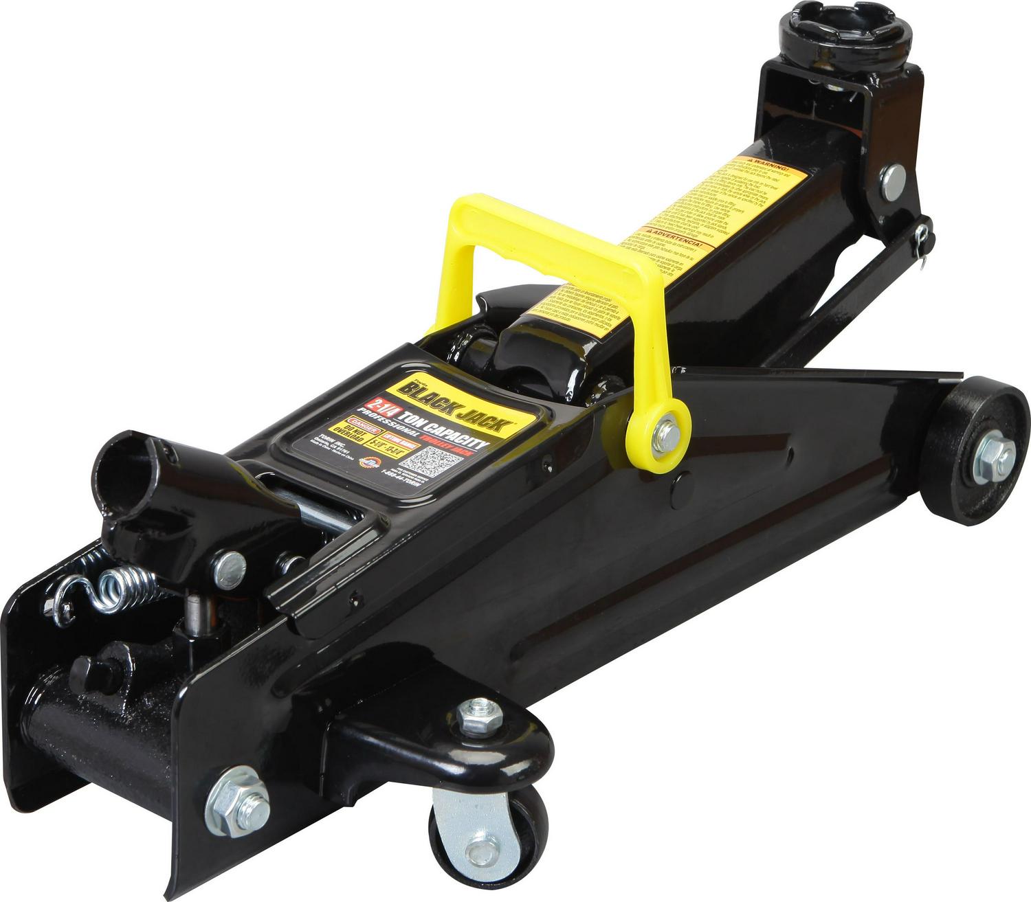 Black Jack 2.25 Ton Trolley Jack with 2.25 Ton Jack Stands in Case Black  T82253W