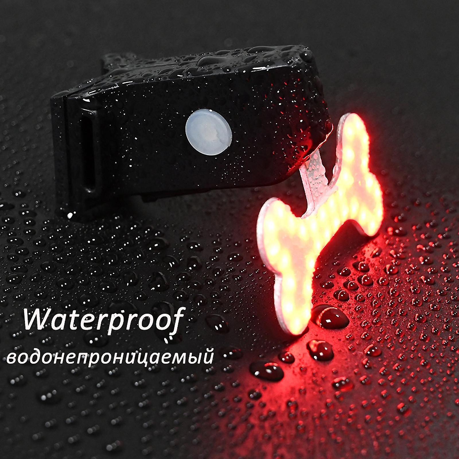 Super Bright Led Bike Light， Head Tail Light， Rear Light For Road Bike， Mtb， Cycling - Bone