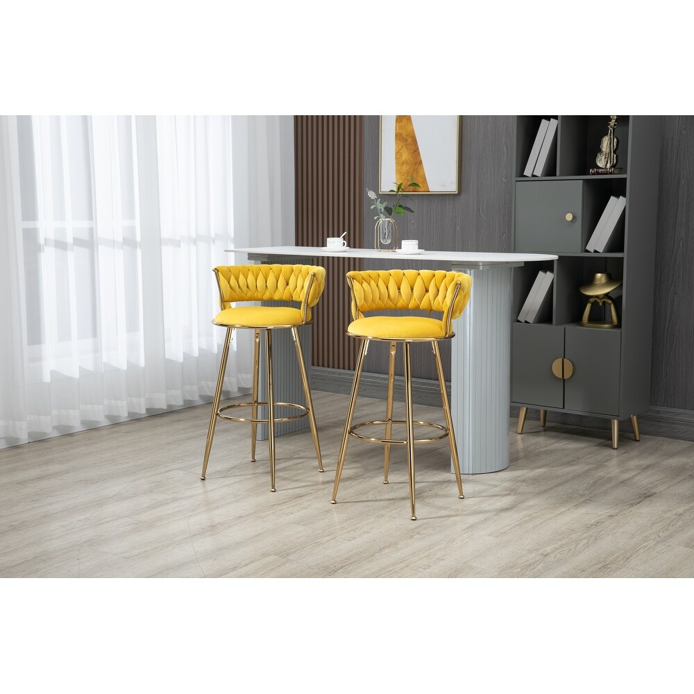 Mustard Bar Stools Sets Counter Height Barstools Armless Stools