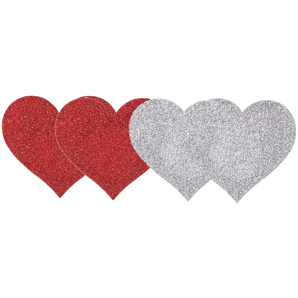 Pretty Pasties Glitter Hearts Set