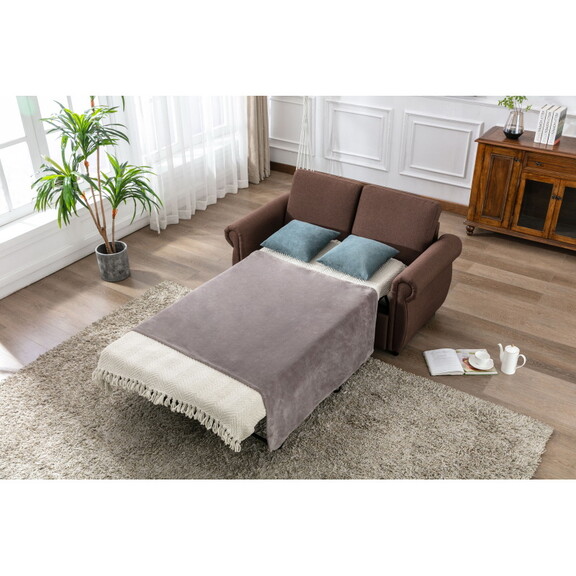 57.5 Orisfur Pull Out Sofa Bed Loveseat Sleeper w...