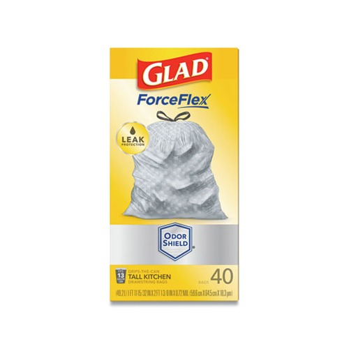 Glad Tall Kitchen Drawstring Trash Bags  CLO79008