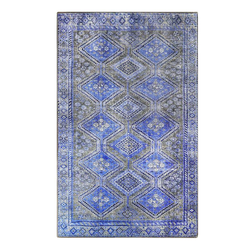 SUPERIOR Pershing Boho Geometric Diamonds Indoor Area Rug