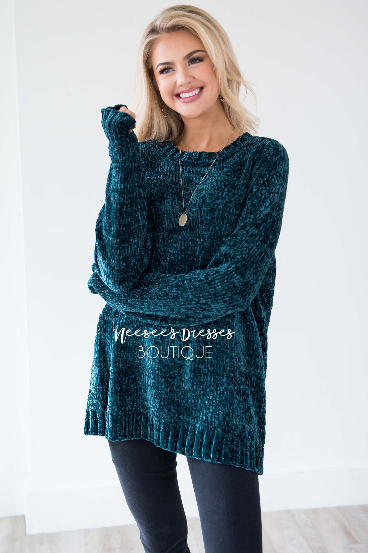 Afraid To Fall Chenille Knit Sweater