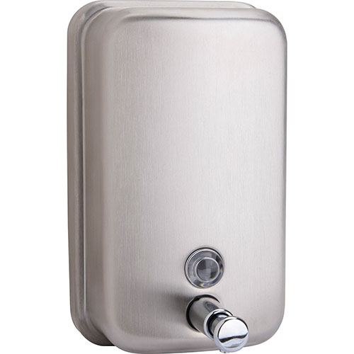 Genuine Joe 02201 Stainless Steel Corrosion Resistant Soap Dispenser | GJO02201