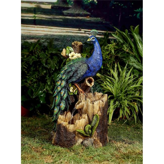 Outdoor Peacock Fountain