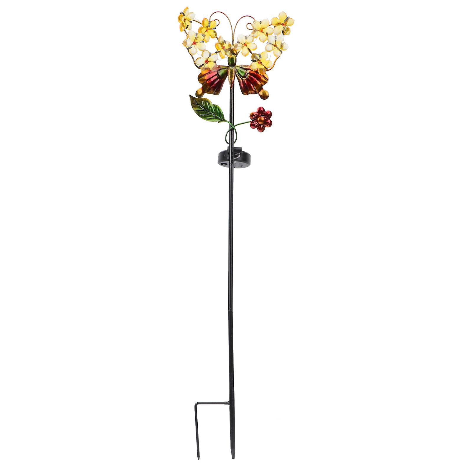 Led Yard Decorative Light Butterfly-shape Solar Garden Light Ground Stake Light