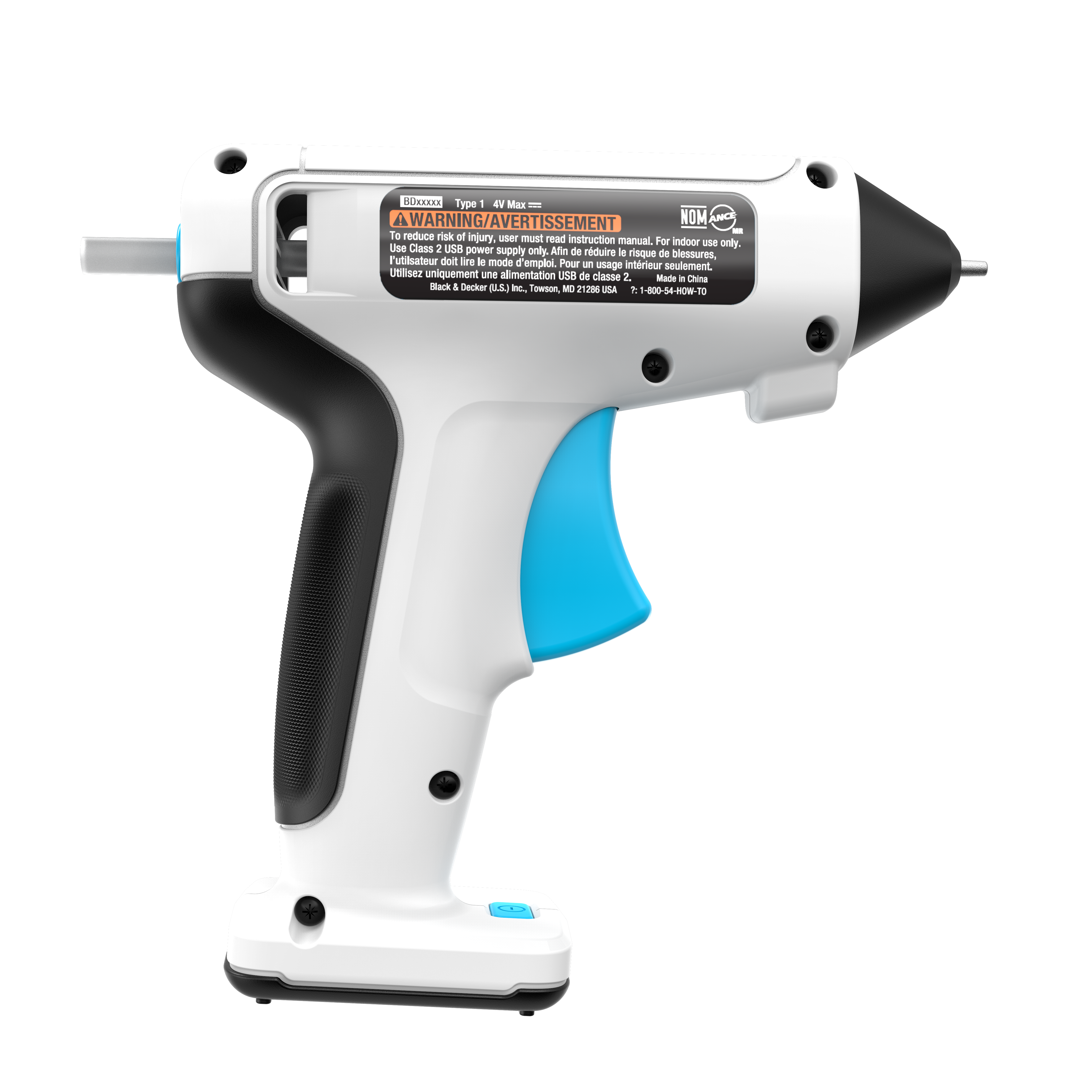 4V MAX* Cordless Glue Gun, USB Rechargeable