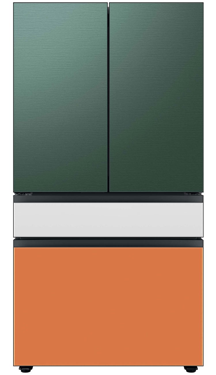  ADA 23 Cu. Ft. Custom Panel BESPOKE Counter Depth 4-Door French Door Refrigerator With Beverage Center