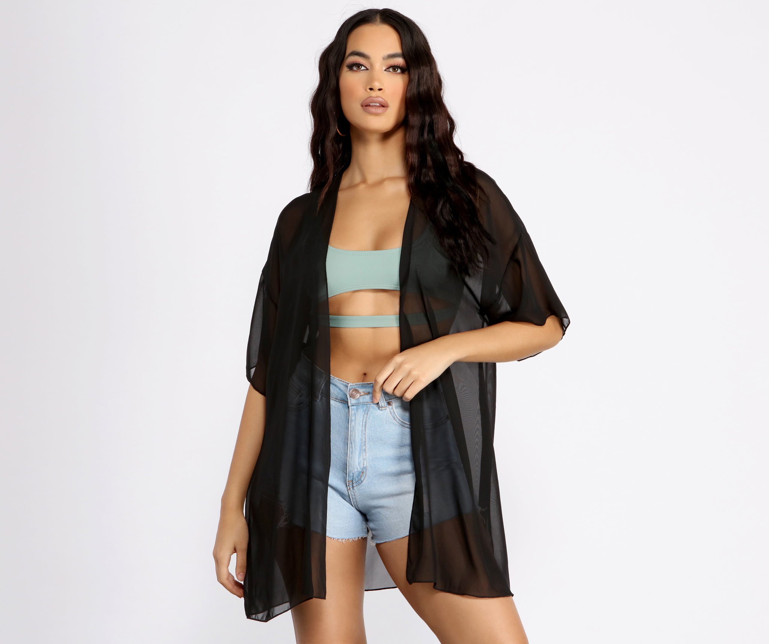 Classic Chiffon Kimono