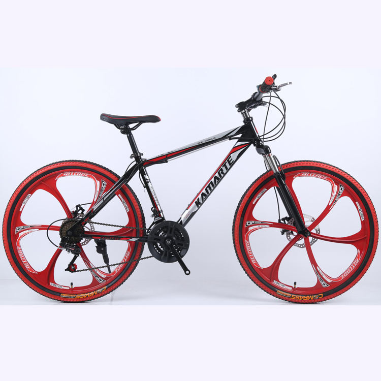 2023 26 inch carbon steel 21 speeds bicicletas folding mountain Six knife rim  bike wholesale 21speed  mountain bikes  bike