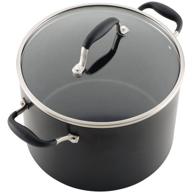 Anolon Advanced Home 10qt Covered Stockpot Onyx