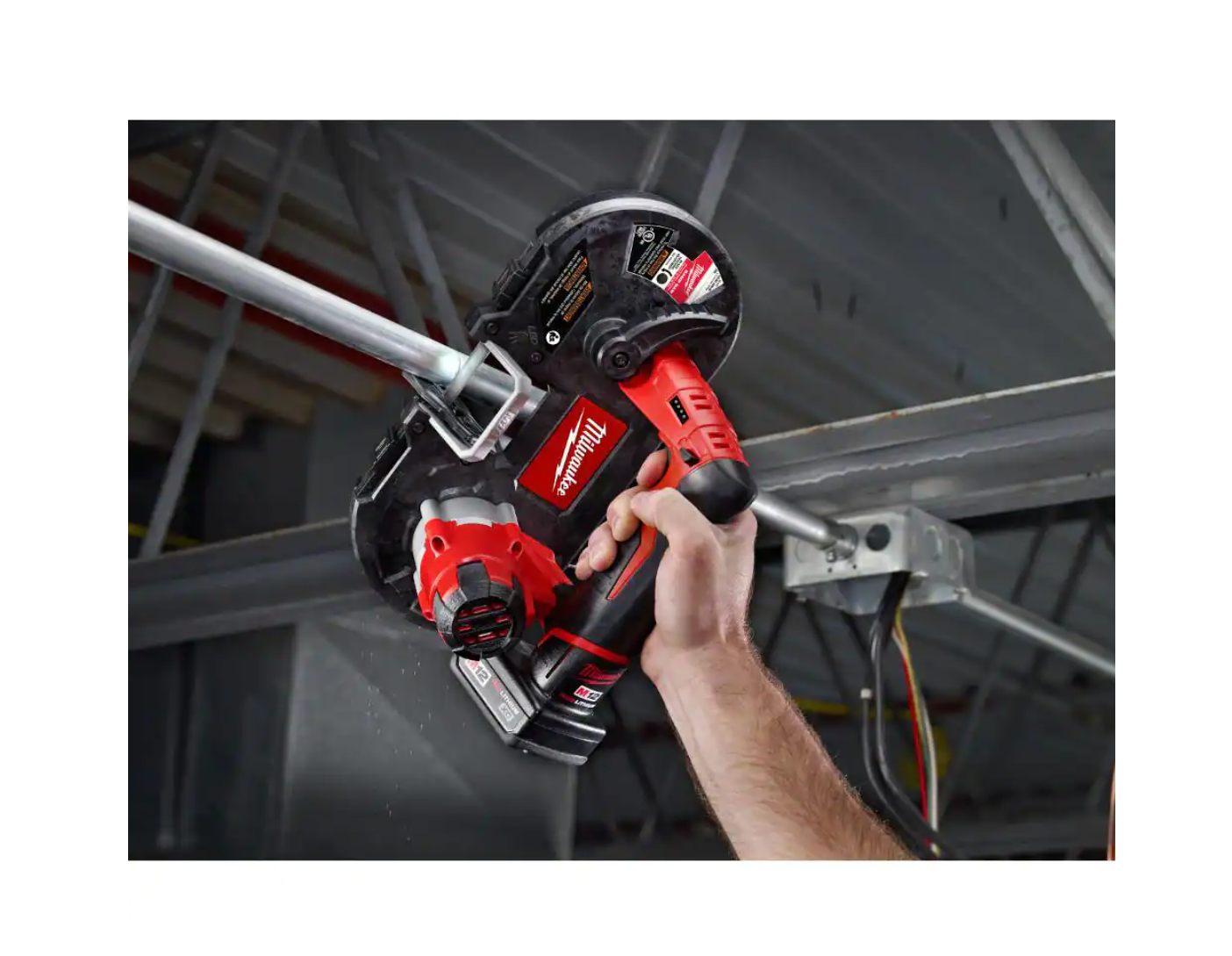 Milwaukee 2429-21XC-48-11-2460 M12 12-Volt Lithium-Ion Cordless Sub-Compact Band Saw XC Kit W/ 6.0Ah Battery