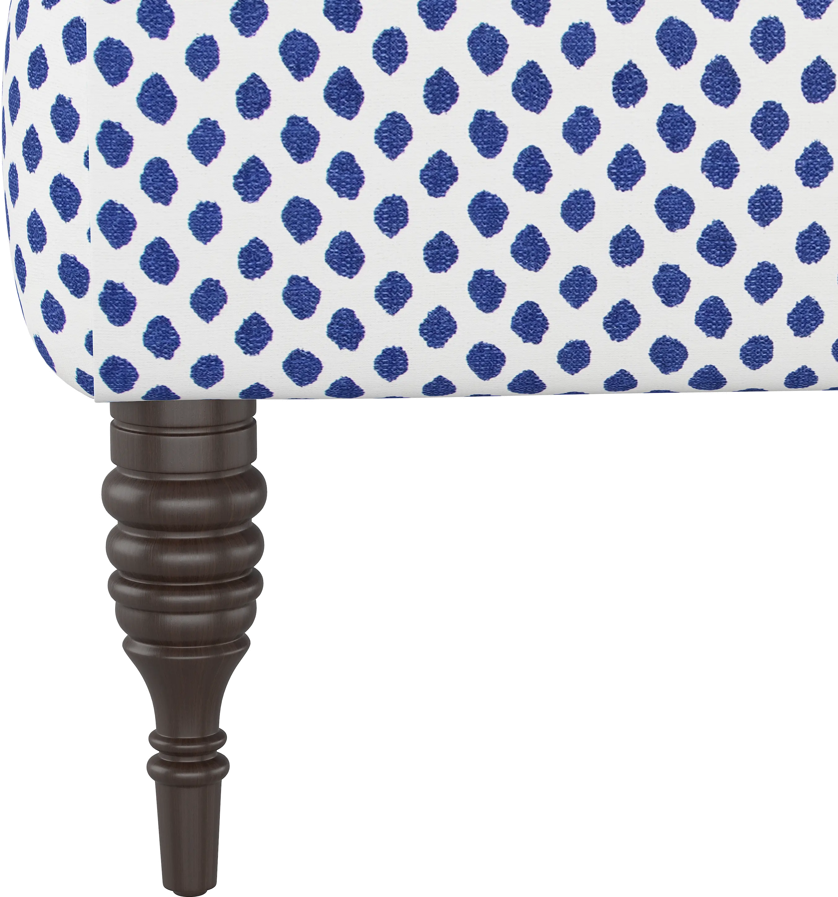 Cherrie Blue Polka Dot Accent Chair - Skyline Furniture