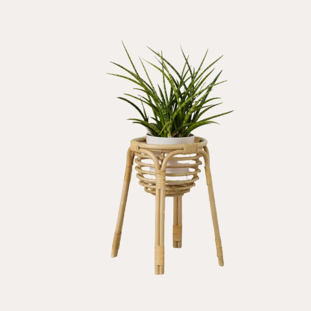 Wholesale Natural Handmade Eco friendly Rattan Planter for Home garden Garden supplies with best price and high quality