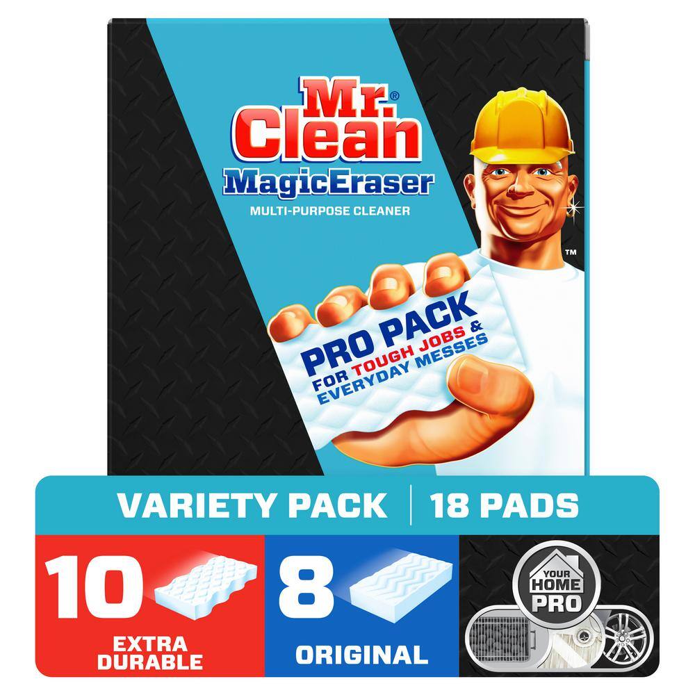 Mr. Clean Variety Pack Magic Eraser Scrub Sponge Pad (18-Count) 003077209670