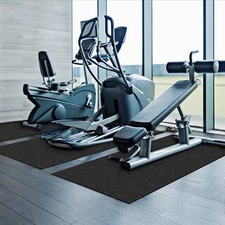 TrafficMaster Grey Fleck Rubber Gym Floor 26 in. x 360 in. Utility Runner (65 sq. ft.) 60474540326x30