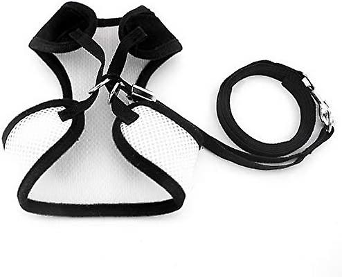 Yoitea Tuxedo Cat Harness And Leash Set With Bowtie Adjustable No Pull Soft Mesh Walking Vest Clothes Escape Proof Boy Small Dogs Puppy Kitten