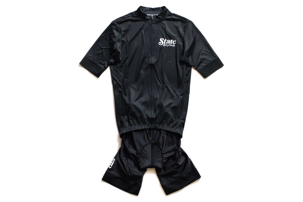 State Bicycle Co. - Peace Jersey  - Sustainable Clothing Collection (Black)