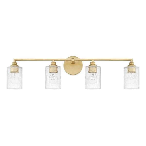 Milan 4-light Capital Gold Bath/Vanity Fixture