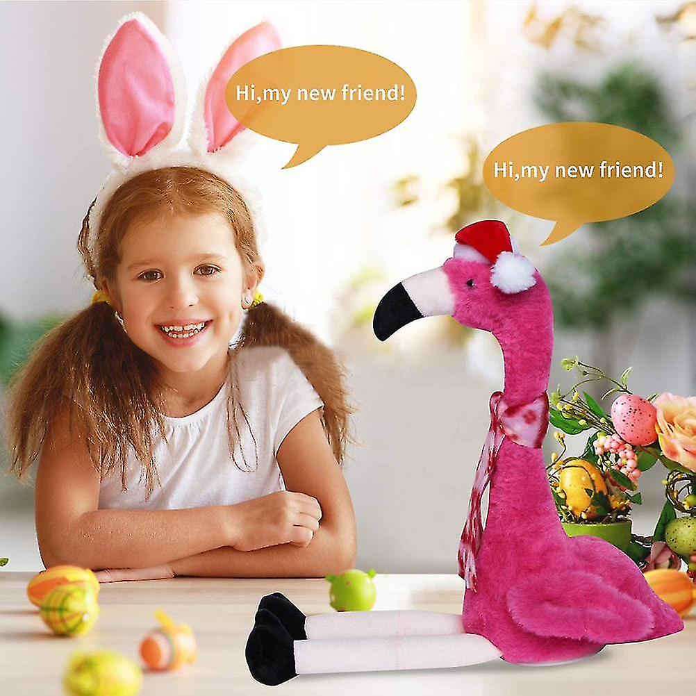 Flamingo Plush Dancing Toy Electric Flamingo Stuffed Toy Talks And Dancing Animal Toys Git For Kids