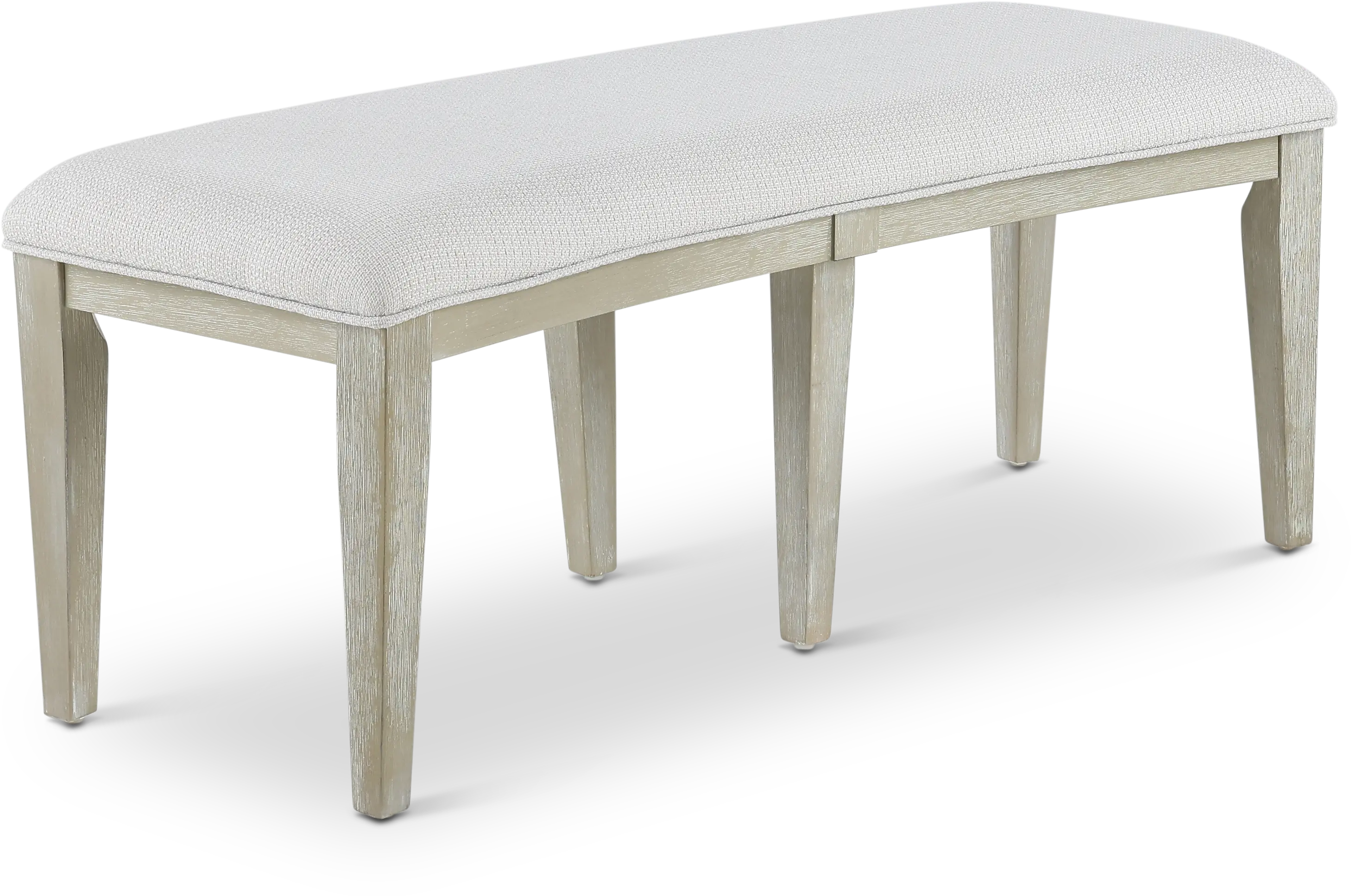 Positano Gray Dining Room Bench