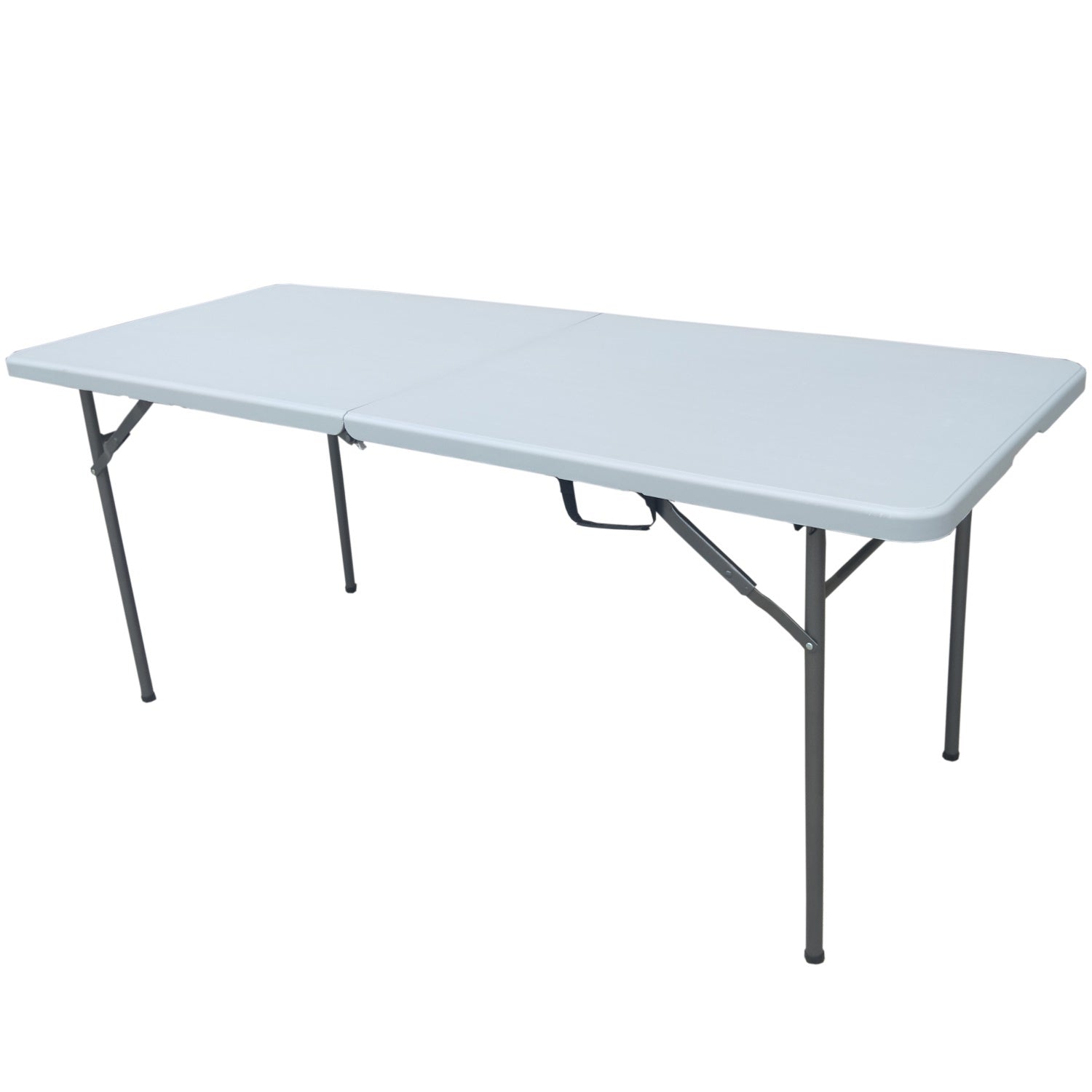 Resenkos 6ft Folding Table， Outdoor Portable Table for Picnic， Party