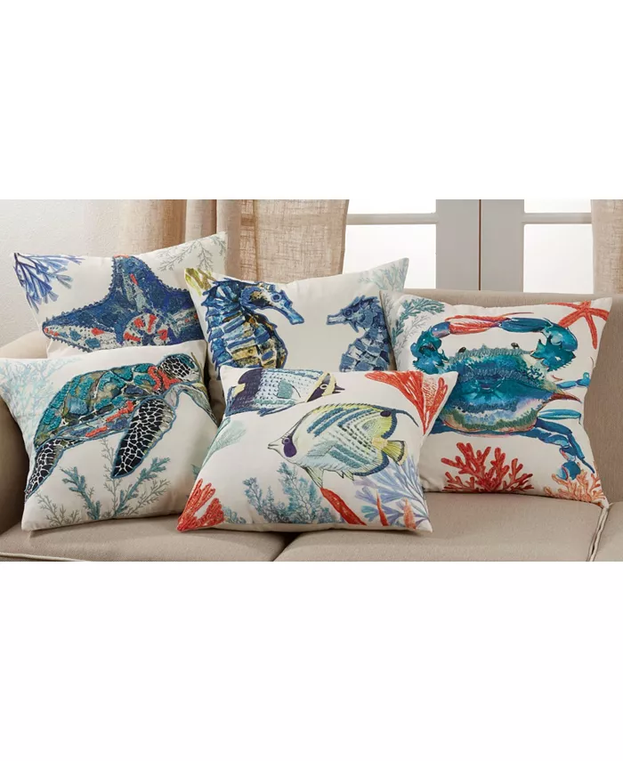 Saro Lifestyle StarfishDecorative Pillow， 20