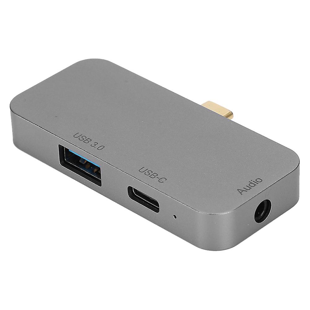 4 In 1 Usb-c Hub Gray Multi-functional Expansion Dock Type-c To Hdmi Connector 60w Pdgray