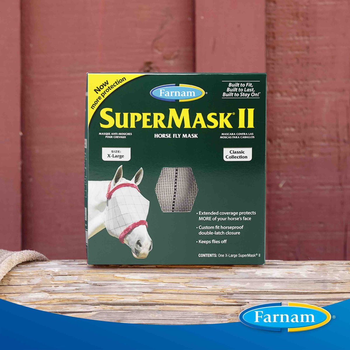 Farnam SuperMask II Horse Fly Mask Classic Collection