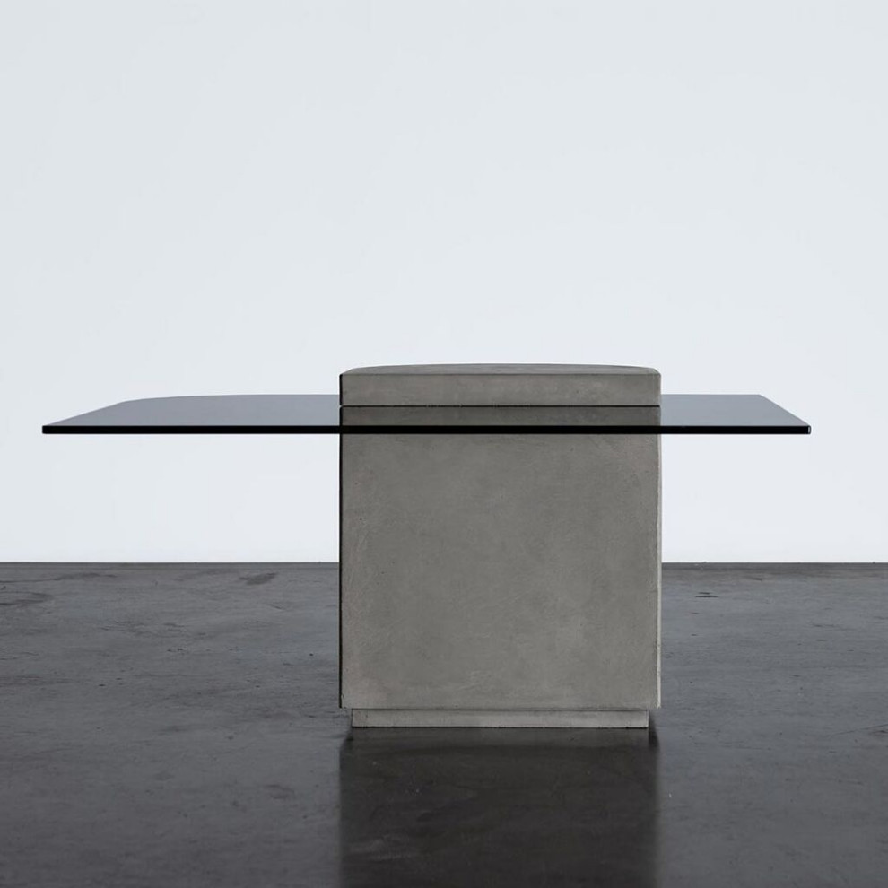 Lyon Beton Strut Square Coffee Table   Industrial   Coffee Tables   by Sportique  Houzz