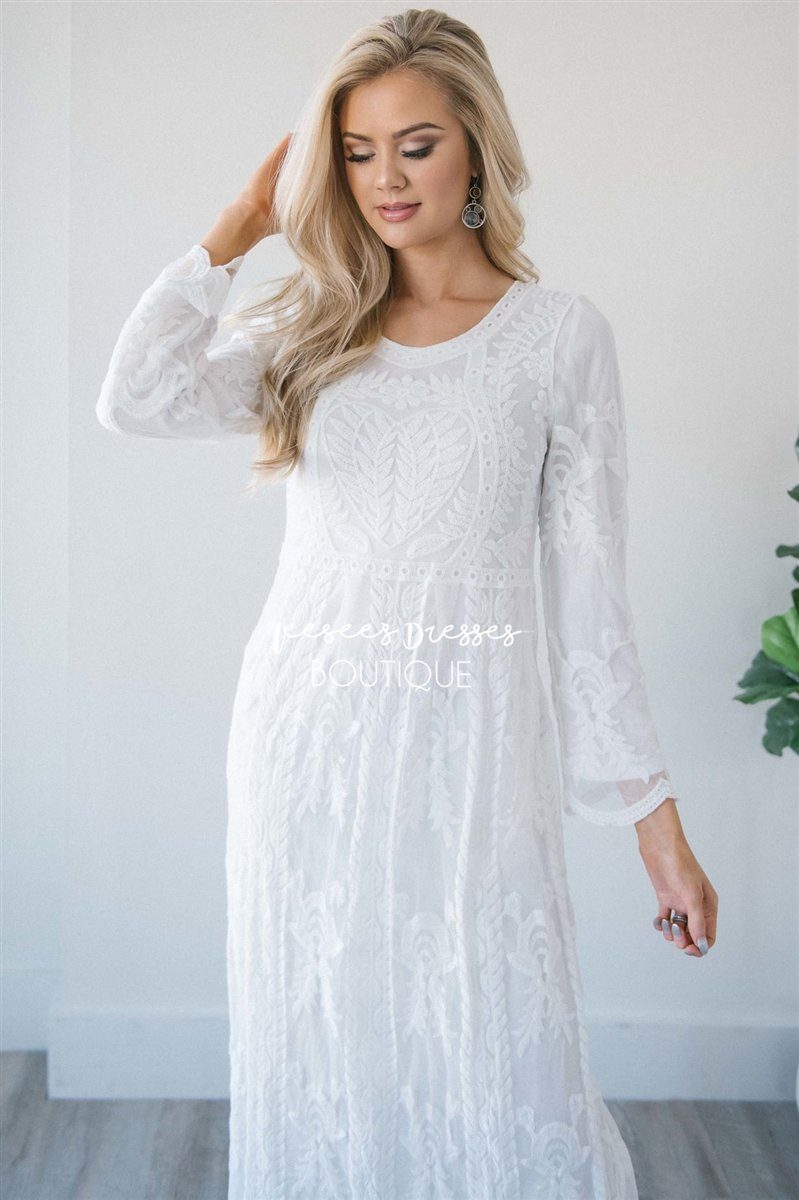 Day Dreamer Lace Full Length Dress