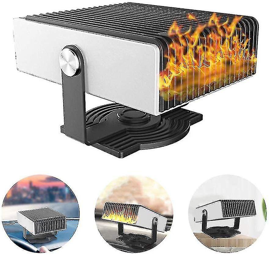 Heater For Car， 12v/24v Car Heater Windshield Defroster With Fan