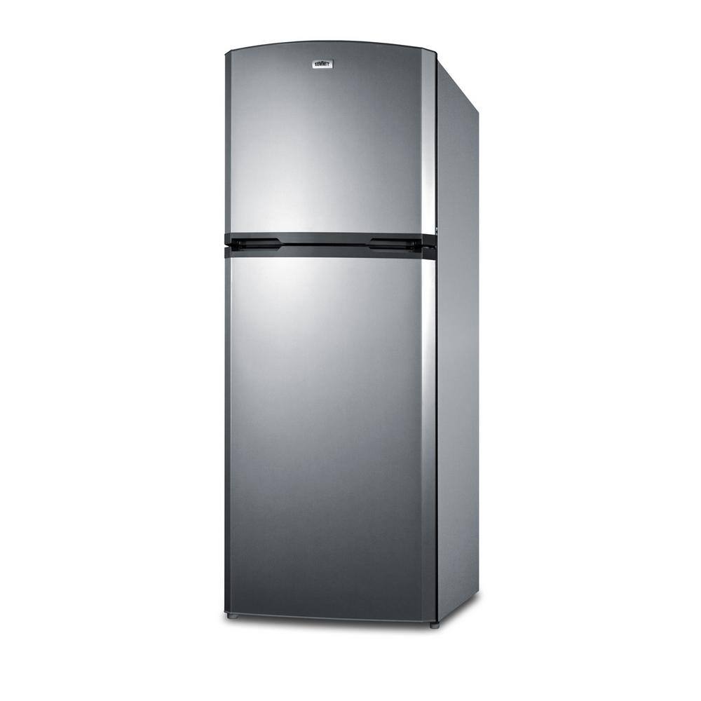 Summit Appliance 12.9 cu. ft. Top Freezer Refrigerator in Stainless Steel FF1427SSIME