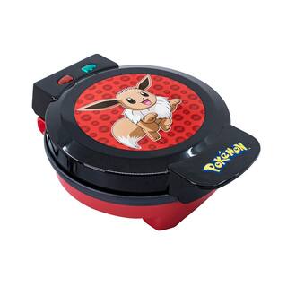 Uncanny Brands Pokemon 900 W 'Eevee' Black American Round Waffle Maker WM1-POK-EEV