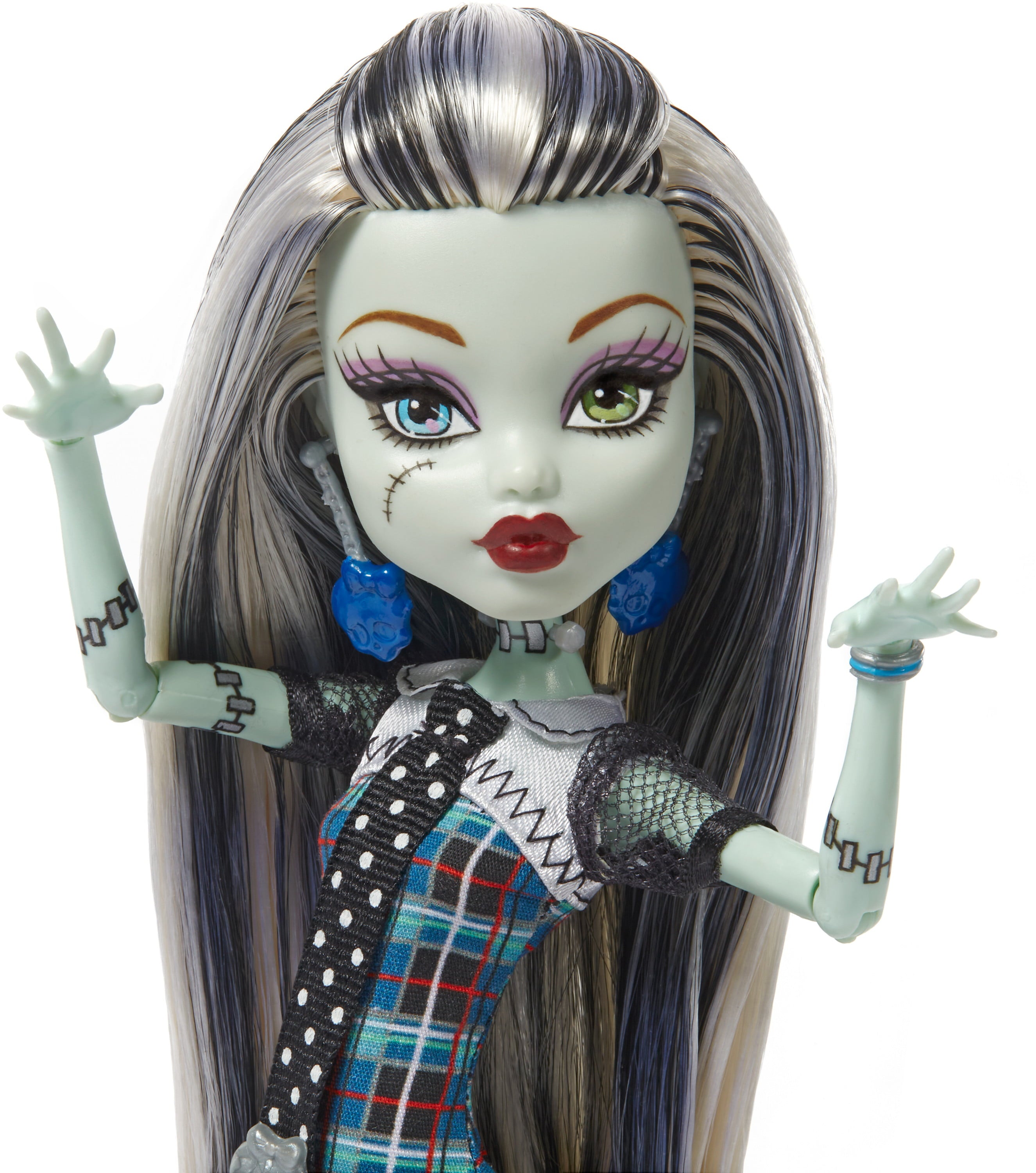 Monster High Frankie Stein Doll, Collectible Reproduction in Original Look with Diary & Doll Stand