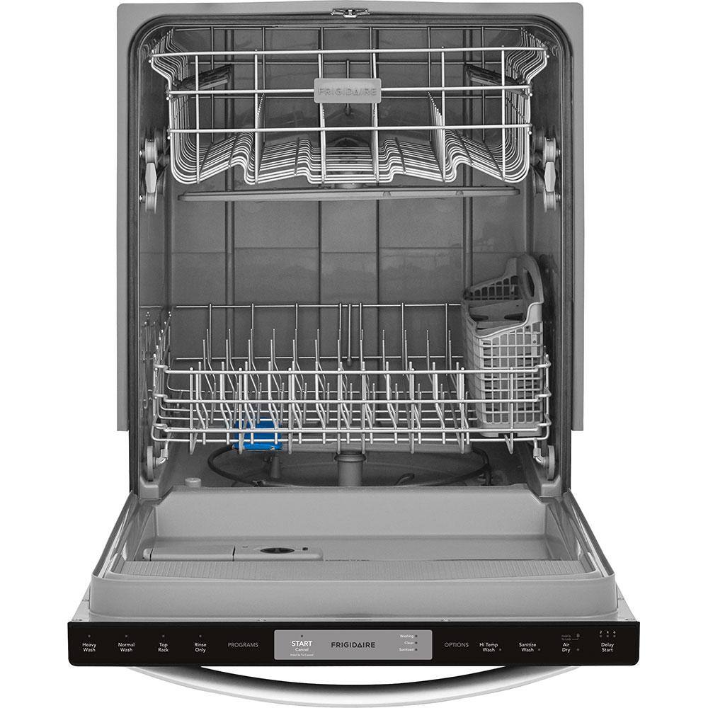 Frigidaire 24 In. in. Top Control Built-In Tall Tub Dishwasher in Stainless Steel with 4-Cycles 54 dBA FFID2426TS