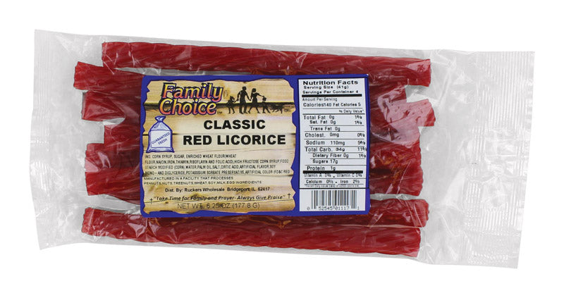 CLASSC RED LICORICE 7 OZ