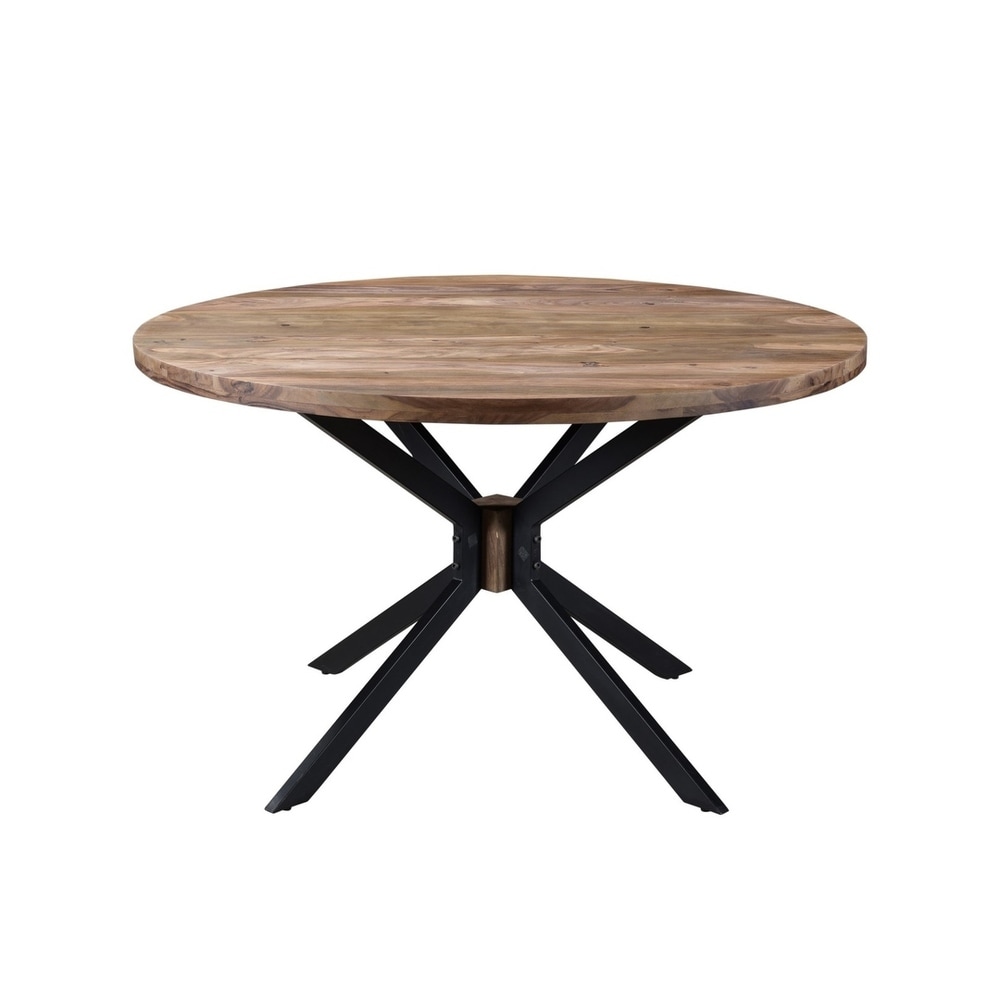 ROOT Sheesham Wood Round Dining Table   51\