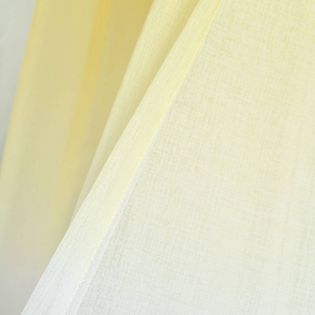 Sheer Umbre Fiesta Curtain Panels Yellow gray Lush D cor