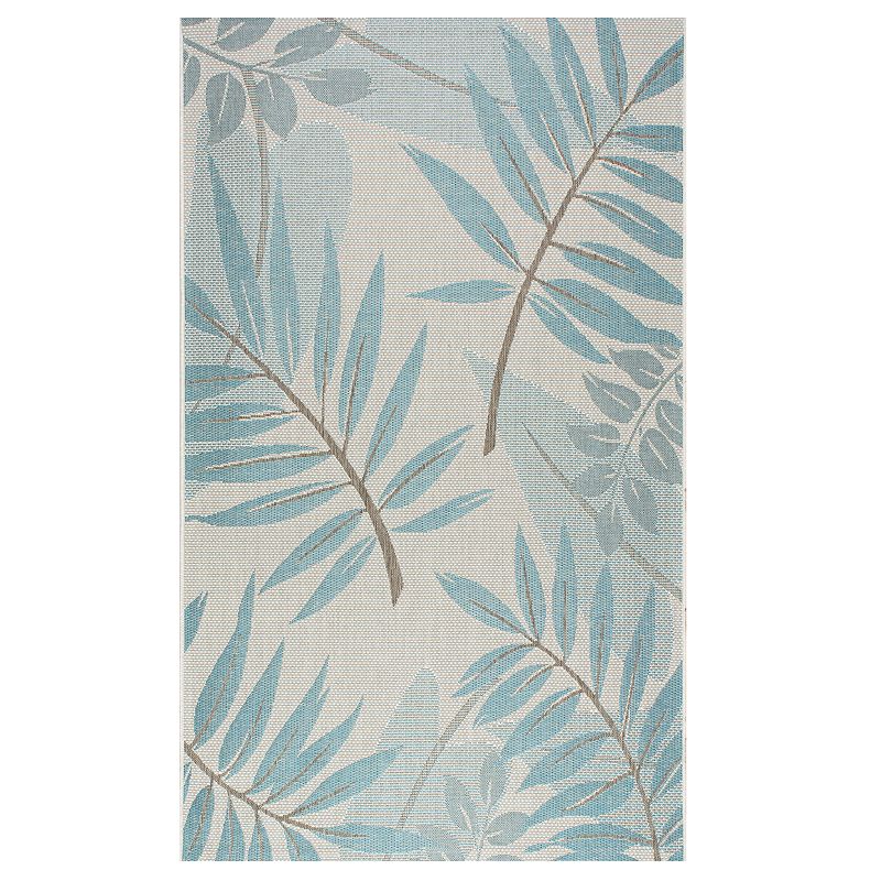 nuLOOM Outdoor Trudy Leaves Indoor Outdoor Rug