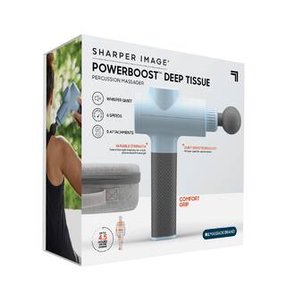 Sharper Image Powerboost Deep Tissue Massager Percussion Device 1016175