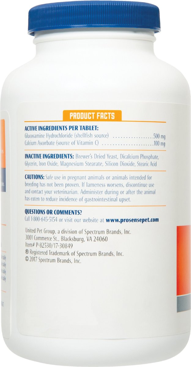 Pro-Sense Hip and Joint Solutions Regular Strength Chewable Tablets Joint Supplement for Dogs