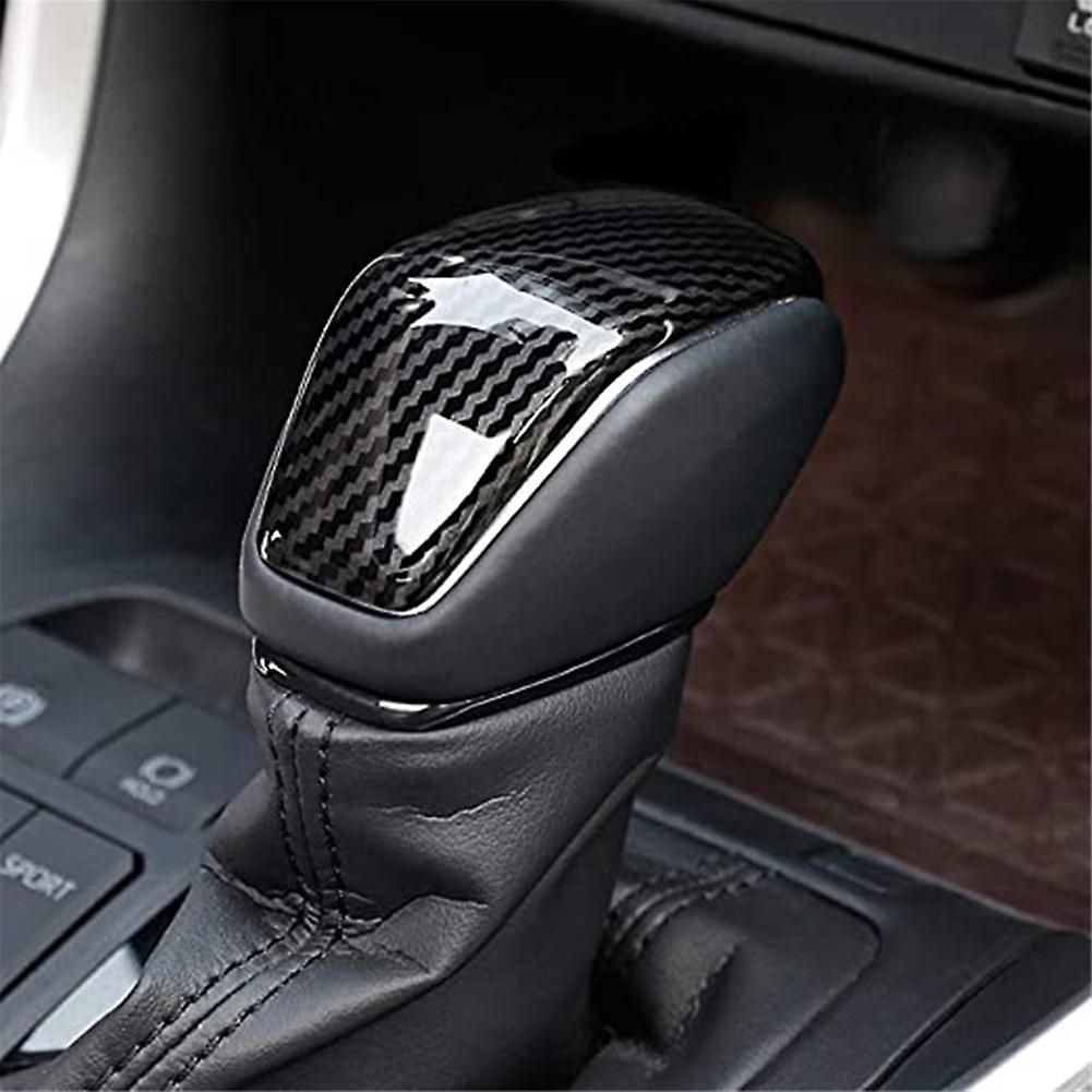 Car Gear Knob Trim Cover Gear Shift Knob Head Decoration Sticker For Rav4 2019-2020